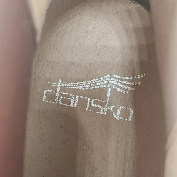 Dansko Ankle Boots 9.5 Tan Leather Shayna Clogs Scandinavian Bohochic New $190 - Picture 14 of 16